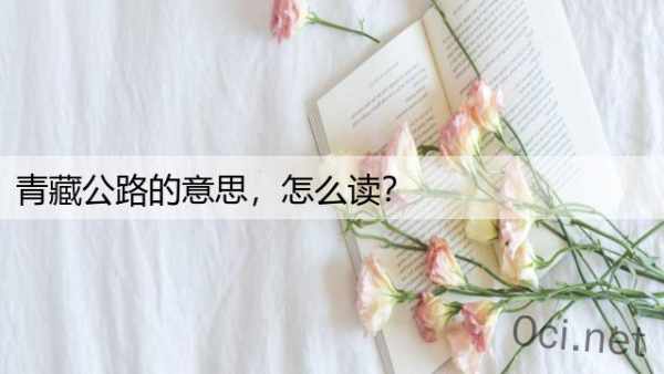 青藏公路的意思，怎么读？
