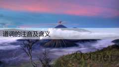 道调的注音及含义