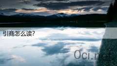 引商怎么读？