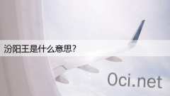 汾阳王是什么意思?