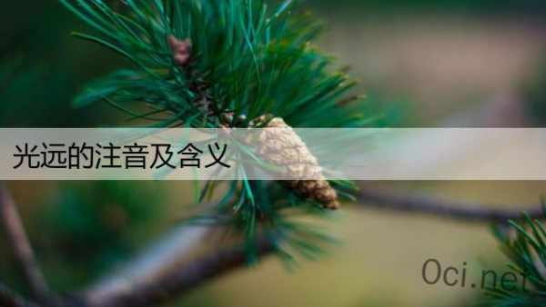 光远的注音及含义