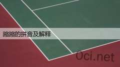 蹜蹜的拼音及解释