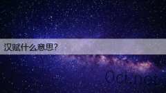 汉赋什么意思？