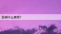 至感什么意思？