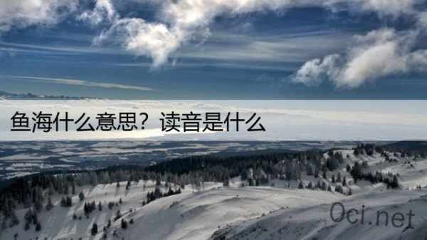 鱼海什么意思？读音是什么
