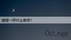 攘臂一呼什么意思？