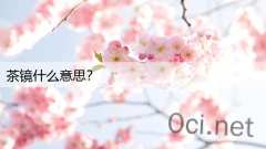 茶镜什么意思？