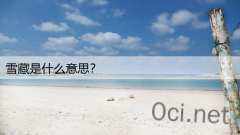 雪藏是什么意思？