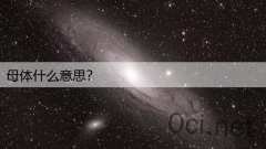 母体什么意思？