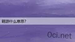 翱游什么意思？