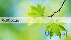 能迩怎么读？