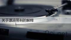 关于漂凉带刺的解释